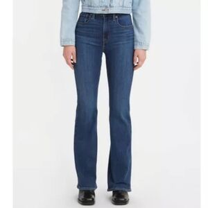Levi's Womens 736 Hi Rise Flare Jeans 31  X 32 Color "Dark Indigo Worn" NWT